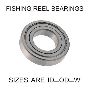 3x6x2.5mm precision shielded SS fishing reel bearings