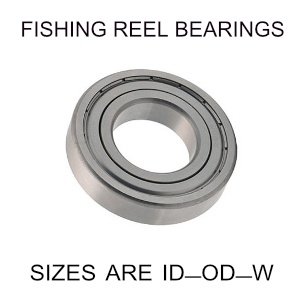 3x10x4mm precision shielded SS fishing reel bearings