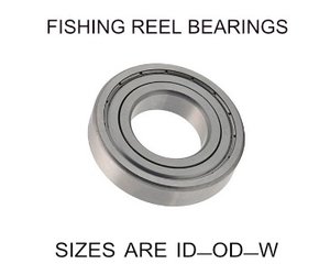5x8x2.5mm precision shielded SS fishing reel bearings - GoFish