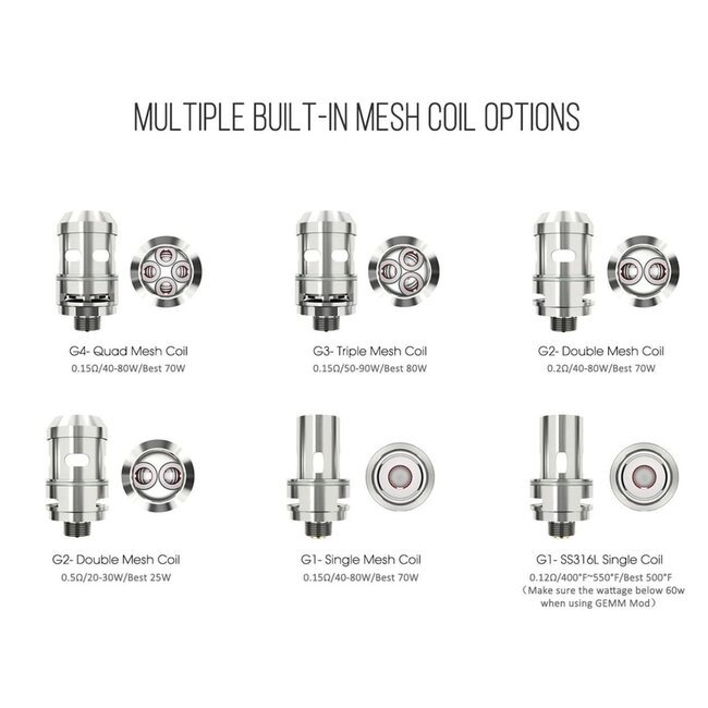 Freemax GEMM Disposable Tanks 2 Pack