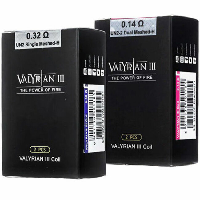 UWell Valyrian 3 Replacement Coils 2pk UN 2 Single Mesh H