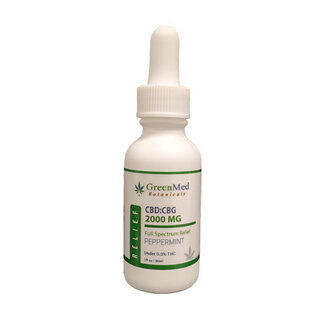 Green Med GreenMed CBD CBG Relief Tincture