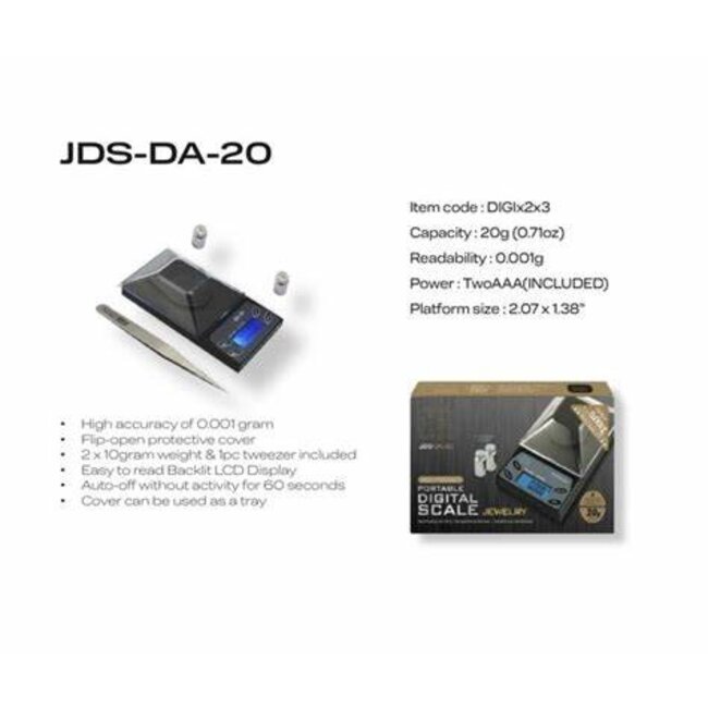 CR JDS-DA-20 High Precision Scale 0.001g