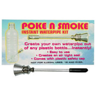 Poke N Smoke Instant Water Pipe Kit