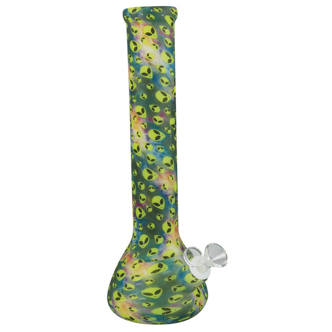 Silicone Waterpipe 13" Glow in the Dark