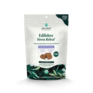 Pet Releaf Pet Releaf PB Carob Stress Releaf Organic Edibites