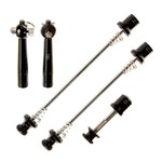 Evo EVO, Ensemble de deblocages-rapides antivol, 3 pieces, Noir