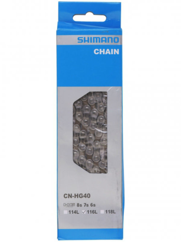 Shimano CN-HG40, Chaine, 6/7/8vit., 116 maillons