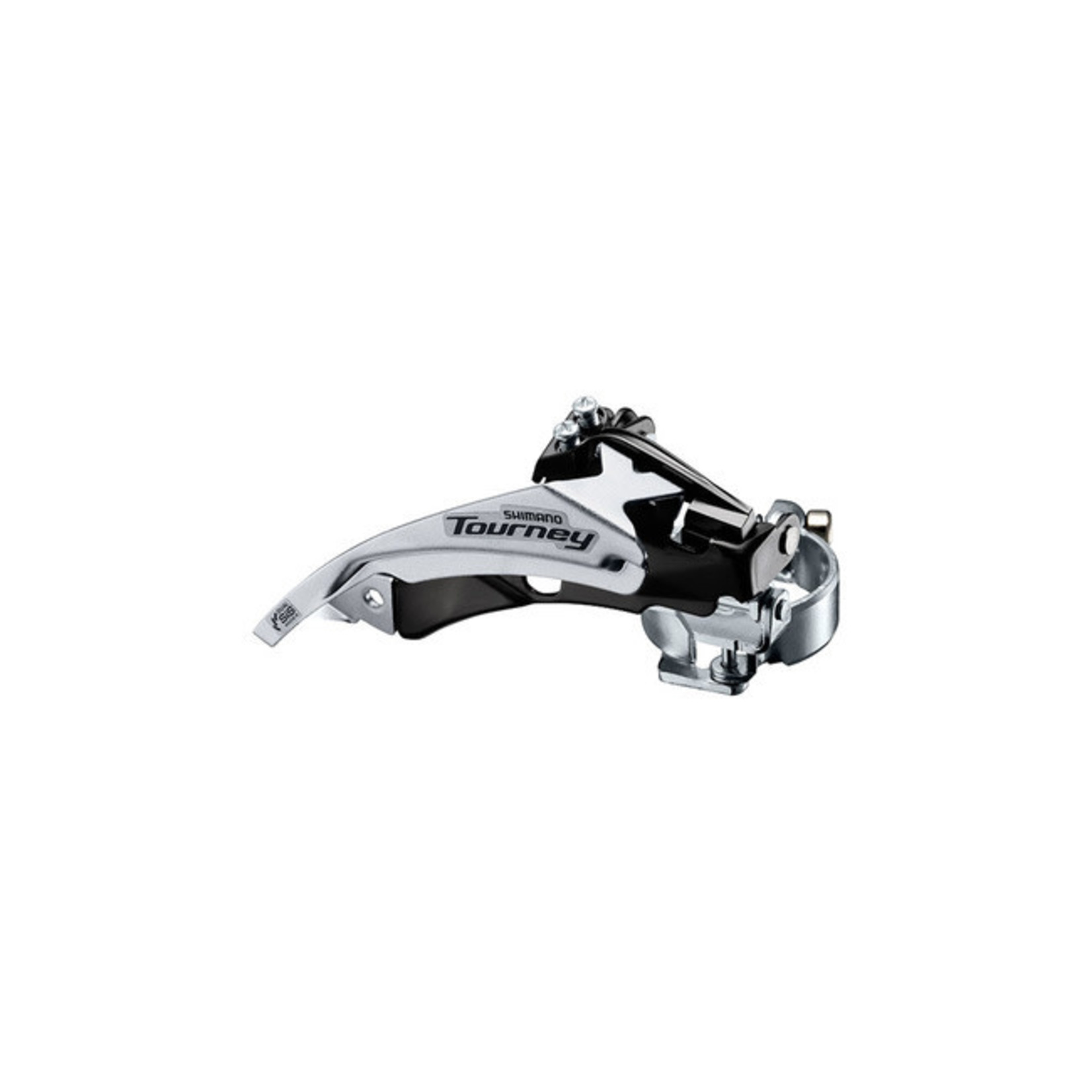 Shimano FD-TY500-TS6, TOURNEY, TOP-SWING, DUAL-PULL, FOR REAR 6/7-SPEED,BAND TYPE 34.9MM(W/S & M ADAPTER),CS ANGLE:66-69, FOR 42T,CL:47.5/50MM