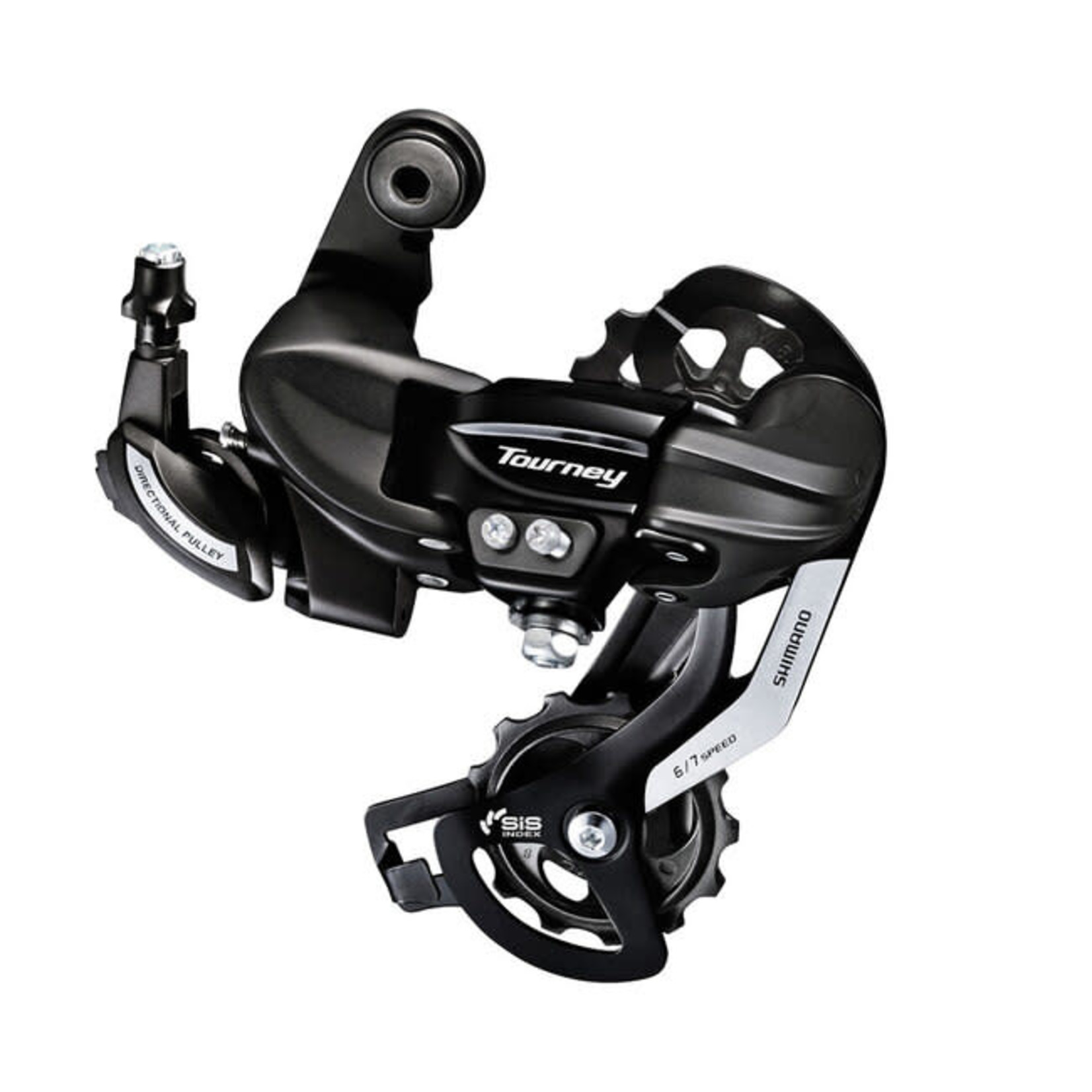 Shimano RD-TY500, TOURNEY, 6/7-SPEED, DIRECT ATTACHMENT TYPE, W/ WHEEL TYPE CABLE GUIDE