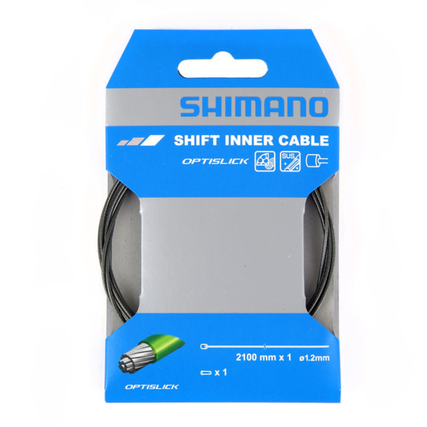 Shimano Cable de vitesse, Optislick, 1.2mm, Unité