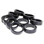 Evo Espaceur de direction en alliage, 28.6mm, Noir, 10mm, 1 Unité