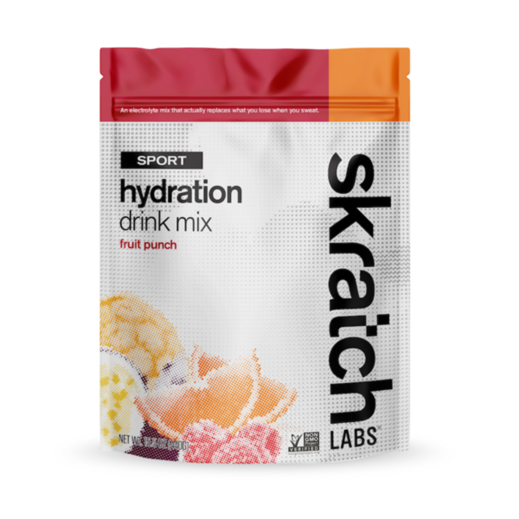 Skratch Labs Mélange de boisson d’hydratation pour sports: Punch aux fruits (Sac 440g)