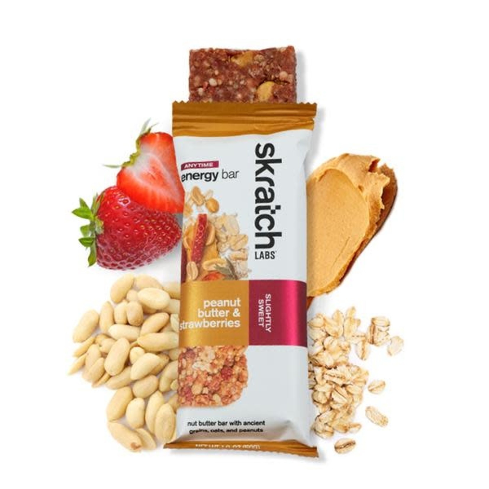 Skratch Labs Barre énergétique, Beurre d'arachide et fraises