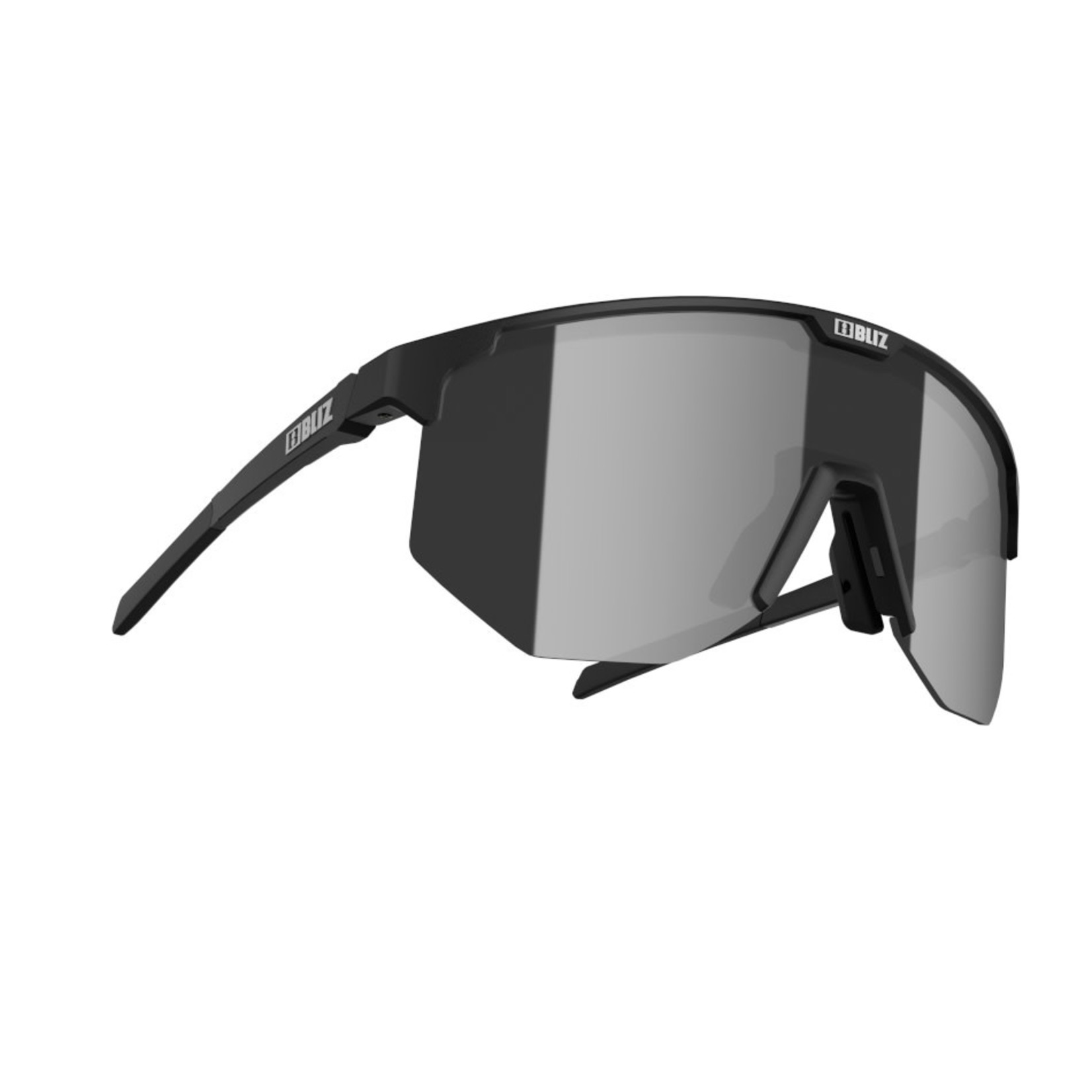 BLIZ HERO Active Eyewear Matt Black, Smoke w Silver Mirror, Filt.cat: 3