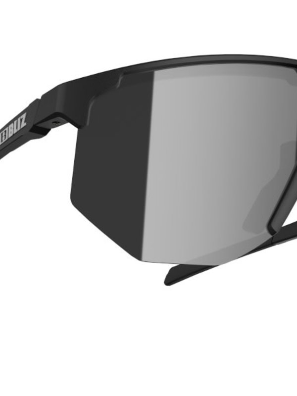 BLIZ HERO Active Eyewear Matt Black, Smoke w Silver Mirror, Filt.cat: 3