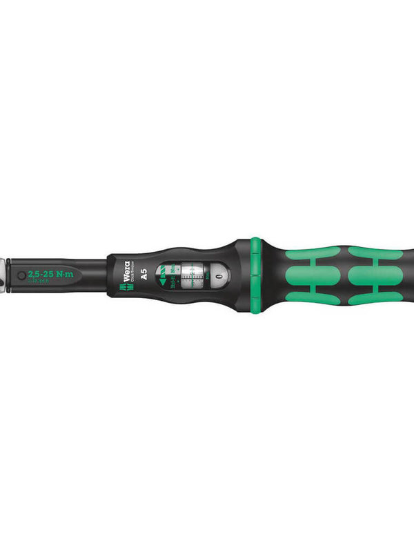 Wera Tools Click-Torque Wrench w/ Reverable Ratchet, 1/4" Drive, 2.5Nm - 25Nm