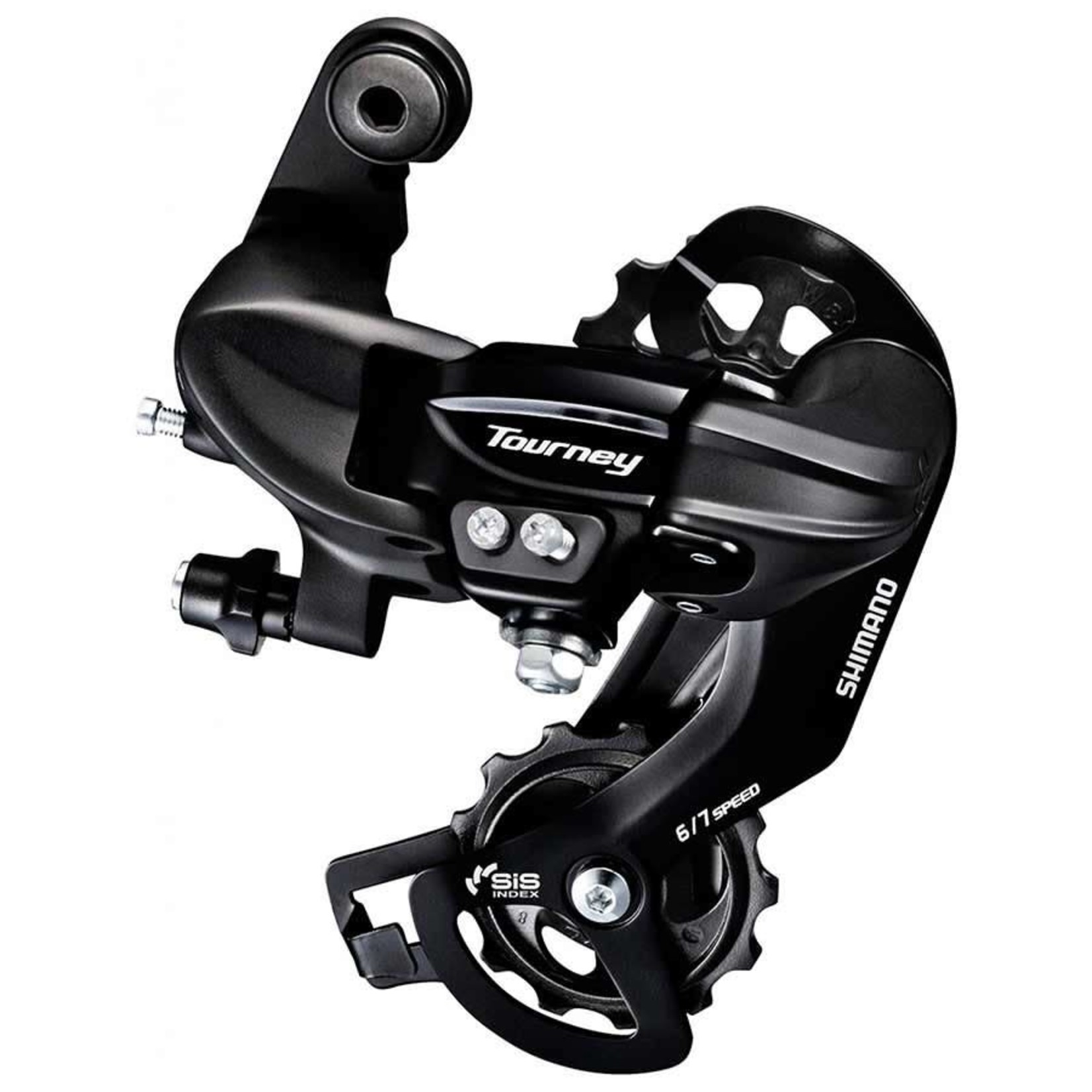 Shimano Tourney RDTY300, Derailleur arriere, 6/7vit., SGS, Noir Attache directe