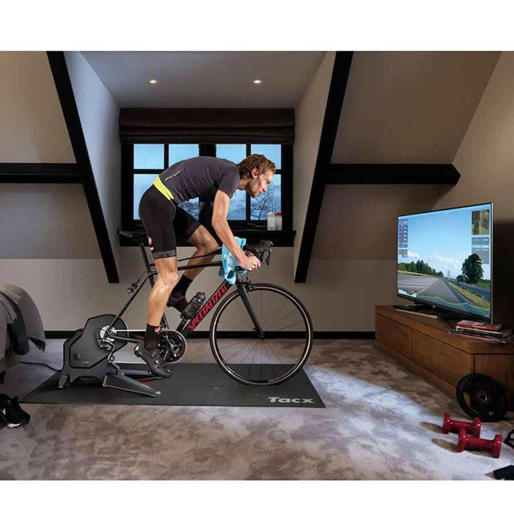 Tacx flux s shop magnetic smart cycle trainer