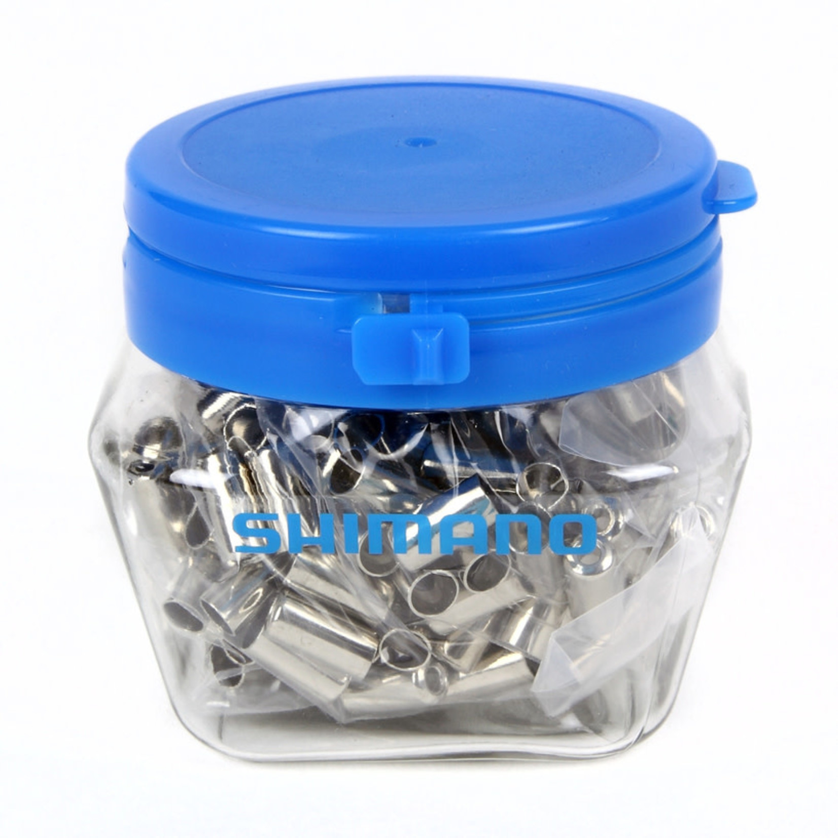 Shimano OUTER BRAKE CASING CAP, UNSEALED FERRULE, STEEL, 200PCS (WORKSHOP JAR)