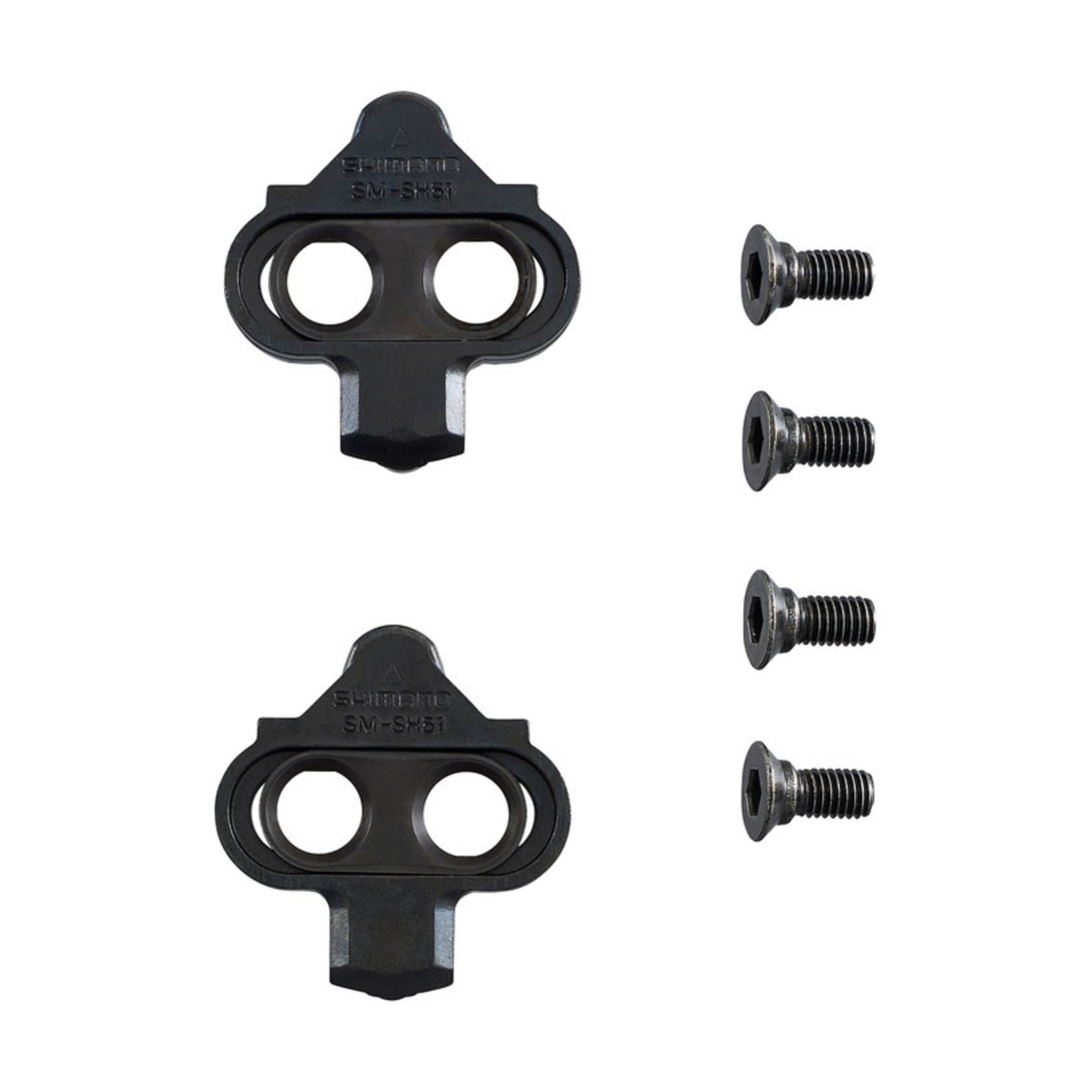 Shimano SM-SH51 SPD CLEAT SET (PAIR) SINGLE RELEASE W/O CLEAT NUT