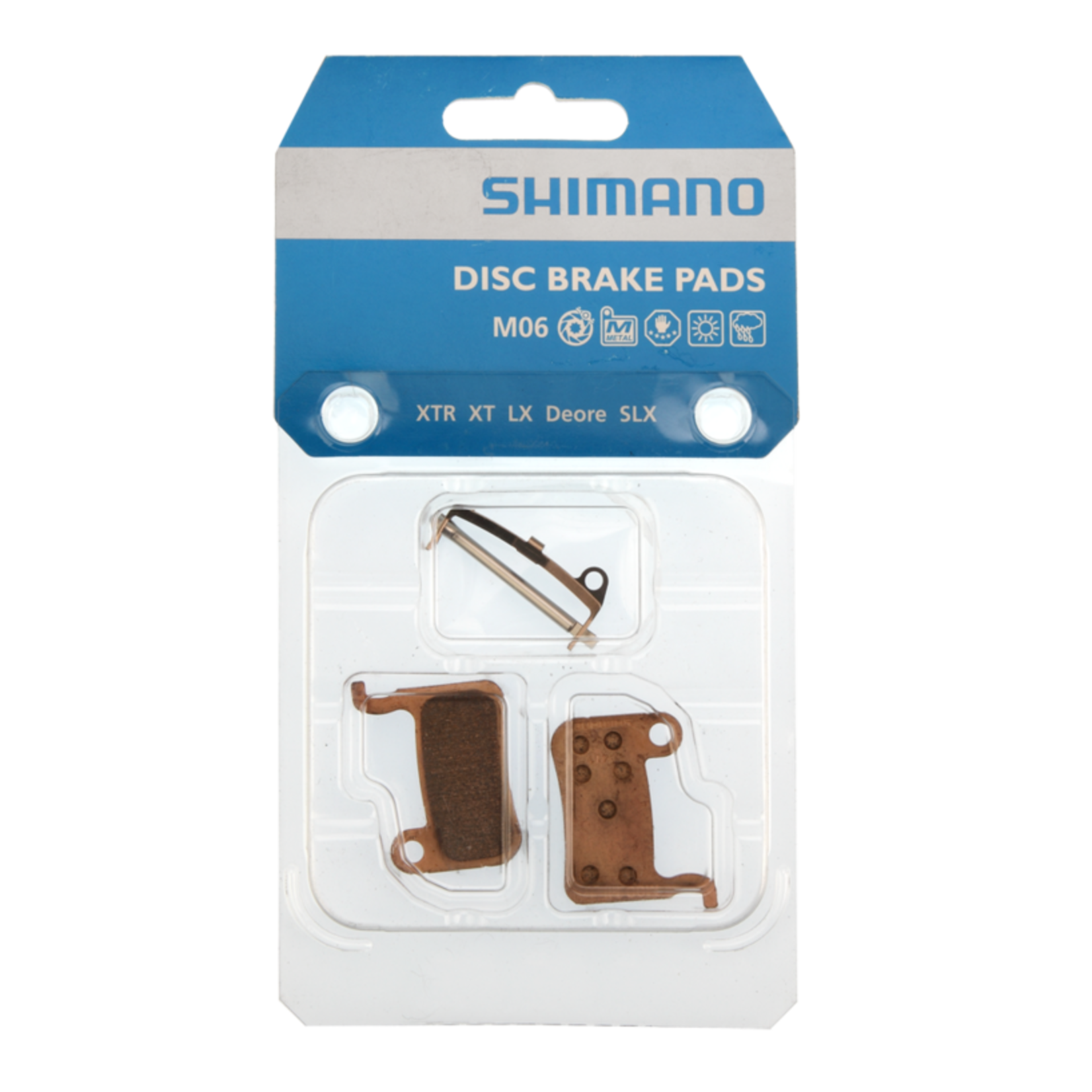 Shimano M06 DISC BRAKE PAD-METAL, 1 PAIR