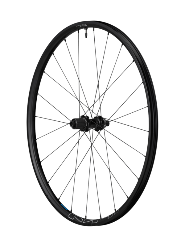 Shimano WHEEL, WH-MT600-B-29, REAR, RIM:29, 24H, FOR 11-S, R:12MM E-THRU CLINCHER(TUBELESS COMPATIBLE) OLD:148MM, BLACK, W/RIM TAPE, CL DISC
