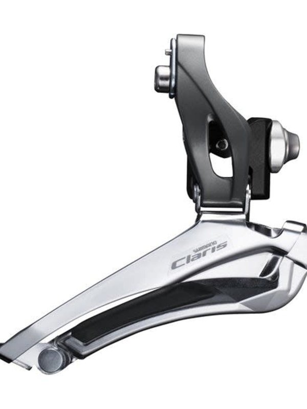 Shimano FRONT DERAILLEUR, FD-R2000, CLARIS, FOR REAR 8-SPEED, BRAZED-ON TYPE FOR DOUBLE CHAINWHEEL
