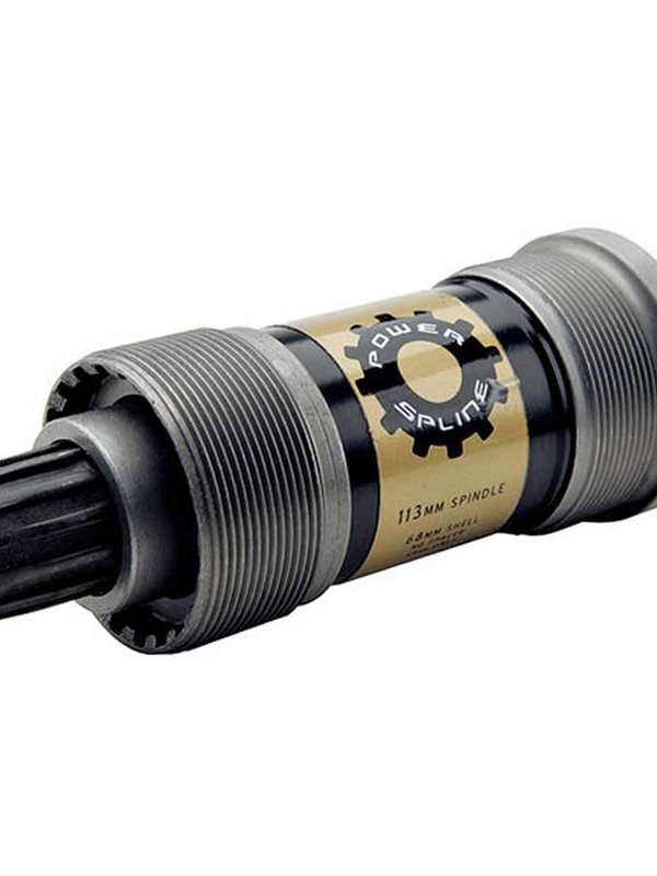 Truvativ, Power Spline bottom bracket, BSA, 68mm, 113mm, Steel, Grey, 00.6415.005.000