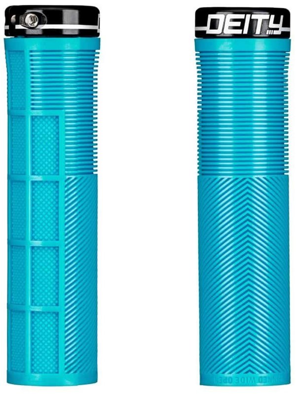 Deity Knuckleduster, Grips, 132mm, Turkoise, Pair