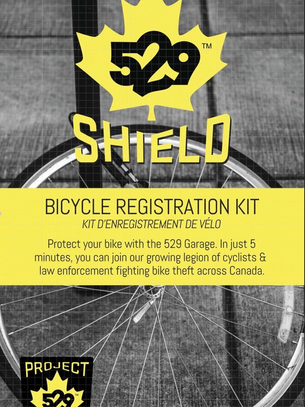 Garage 529 Garage 529 - Kit Shield Enregistrement - 1 vélo