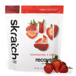 Skratch Labs Mélange de boisson de récupération pour sports: Fraise Creme (Sac 600g)