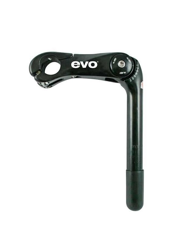 Evo EVO, E-Force Adjust DLX, 22.2mm, For 25.4mm Handlebars, Black, 100mm