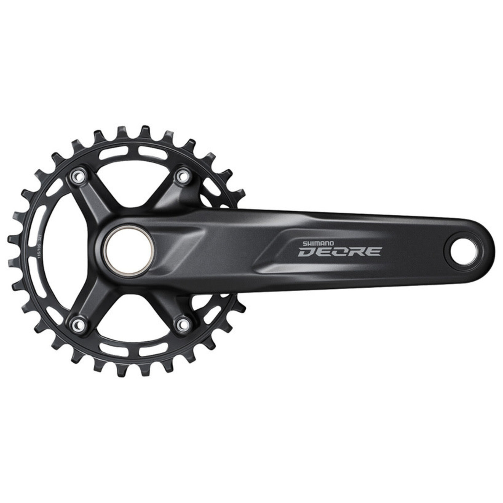 Shimano FC-M5100-1, DEORE, FOR REAR 10/11-SPEED, 2-PCS FC, 170MM, 30T W/O CG, W/O BB PARTS, FOR CHAIN LINE 52MM