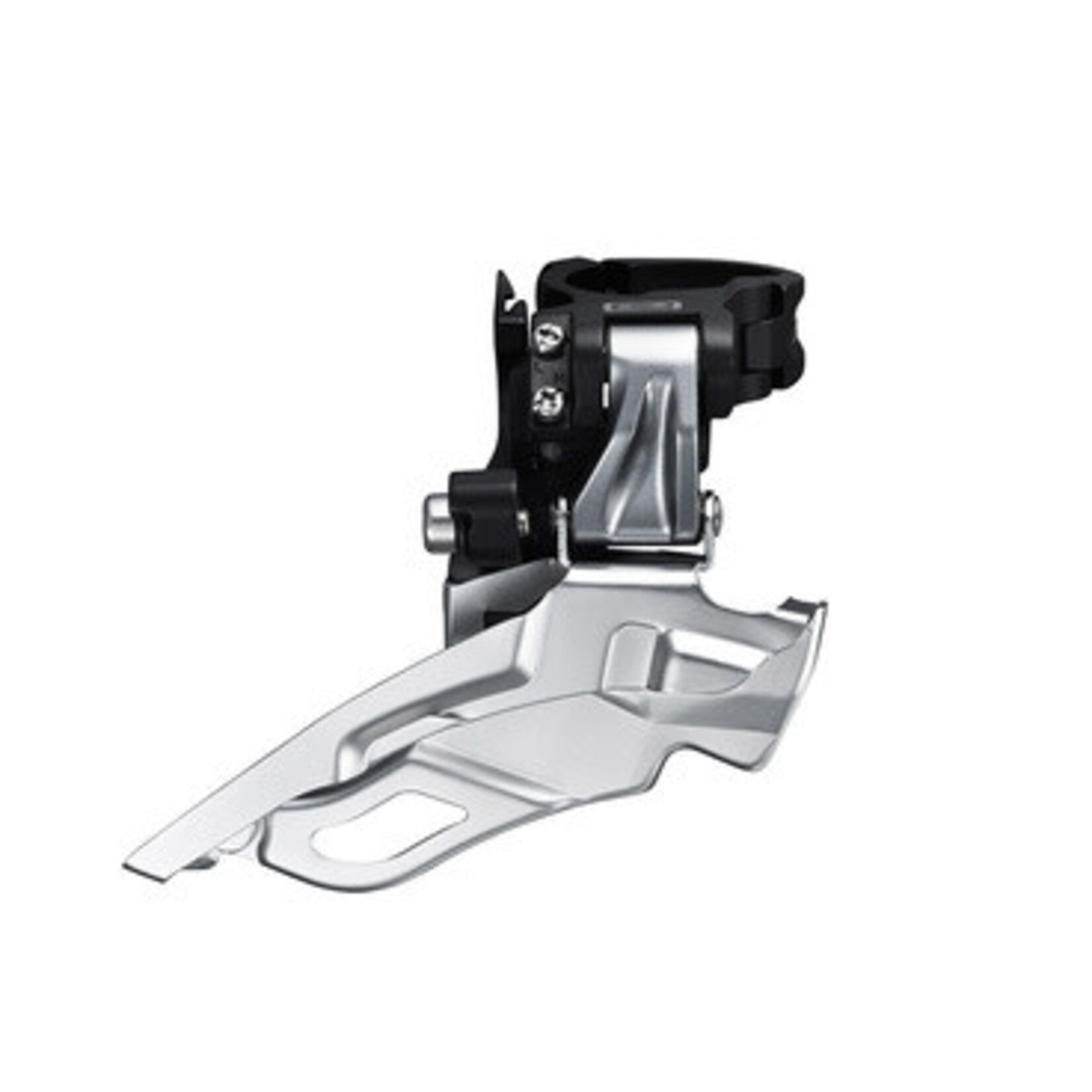 Shimano FRONT DERAILLEUR, FD-M611-D, DEORE,DOWN-SWING, DUAL-PULL, DIRECT MOUNT TYPE,CS-ANGLE: 66-69, FOR 40/42T, BLACK