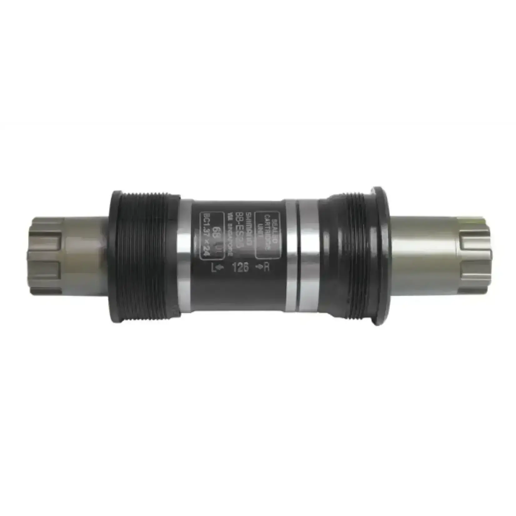 Shimano BOTTOM BRACKET CARTRIDGE, BB-ES25 SPLINED/HOLLOW-TYPE AXLE BSA 68MM-113 W/O FIXING BOLT, IND.PACK
