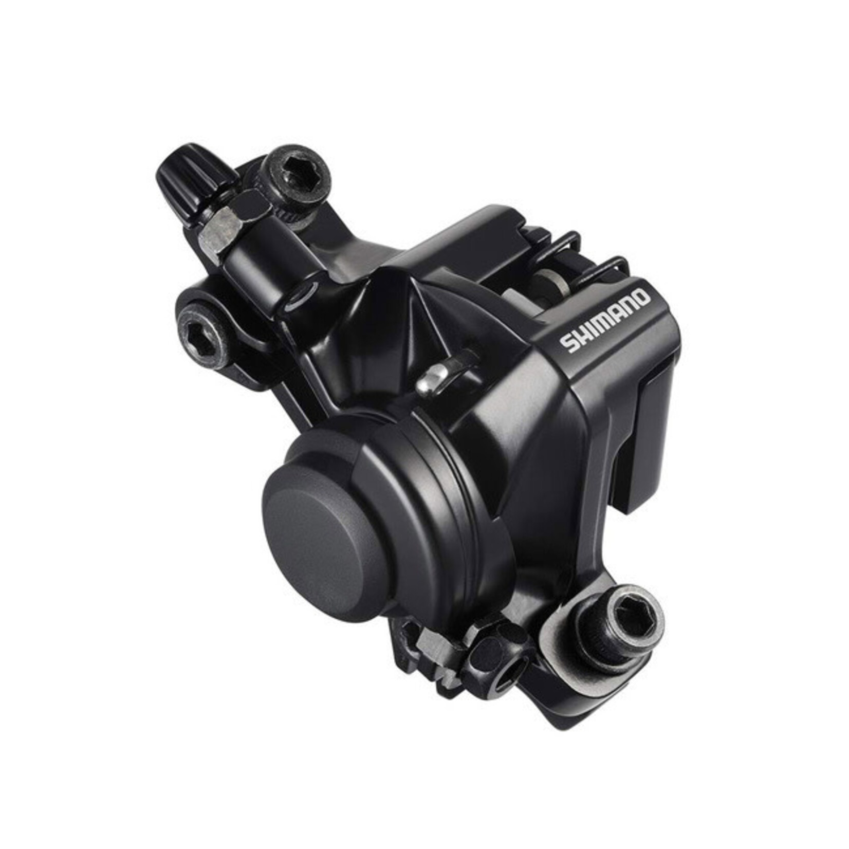 Shimano CABLE TYPE DISC BRAKE, BR-M375-L FRONT O R REAR W/O ADAPTER, RESIN PAD,  BLACK