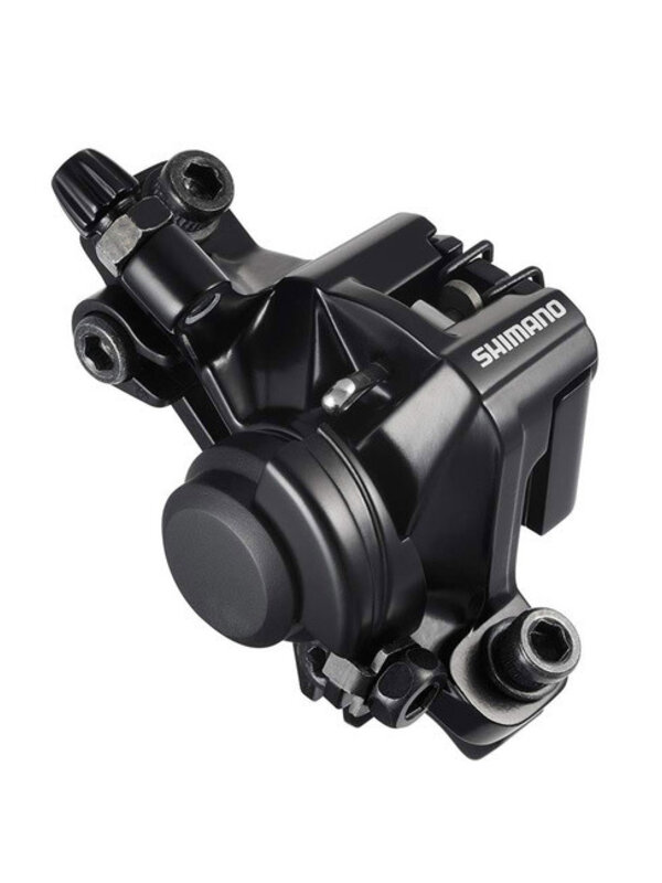 Shimano CABLE TYPE DISC BRAKE, BR-M375-L FRONT O R REAR W/O ADAPTER, RESIN PAD,  BLACK