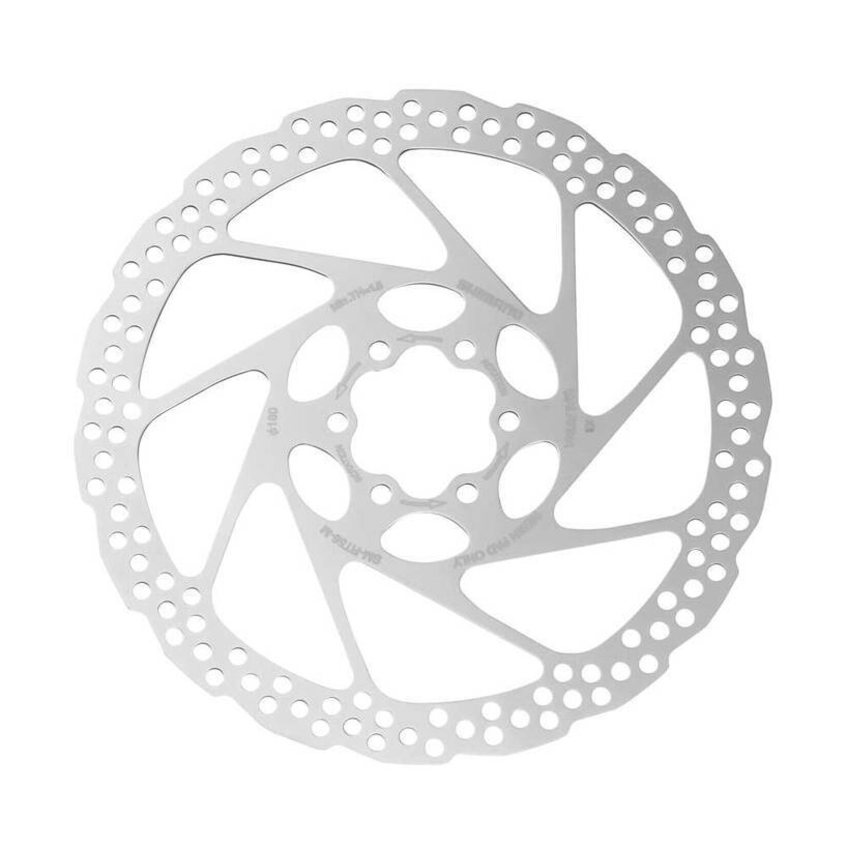 Shimano DISC BRAKE ROTOR SM-RT56, M 180MM, 6-BOLT TYPE, FOR RESIN PAD ONLY