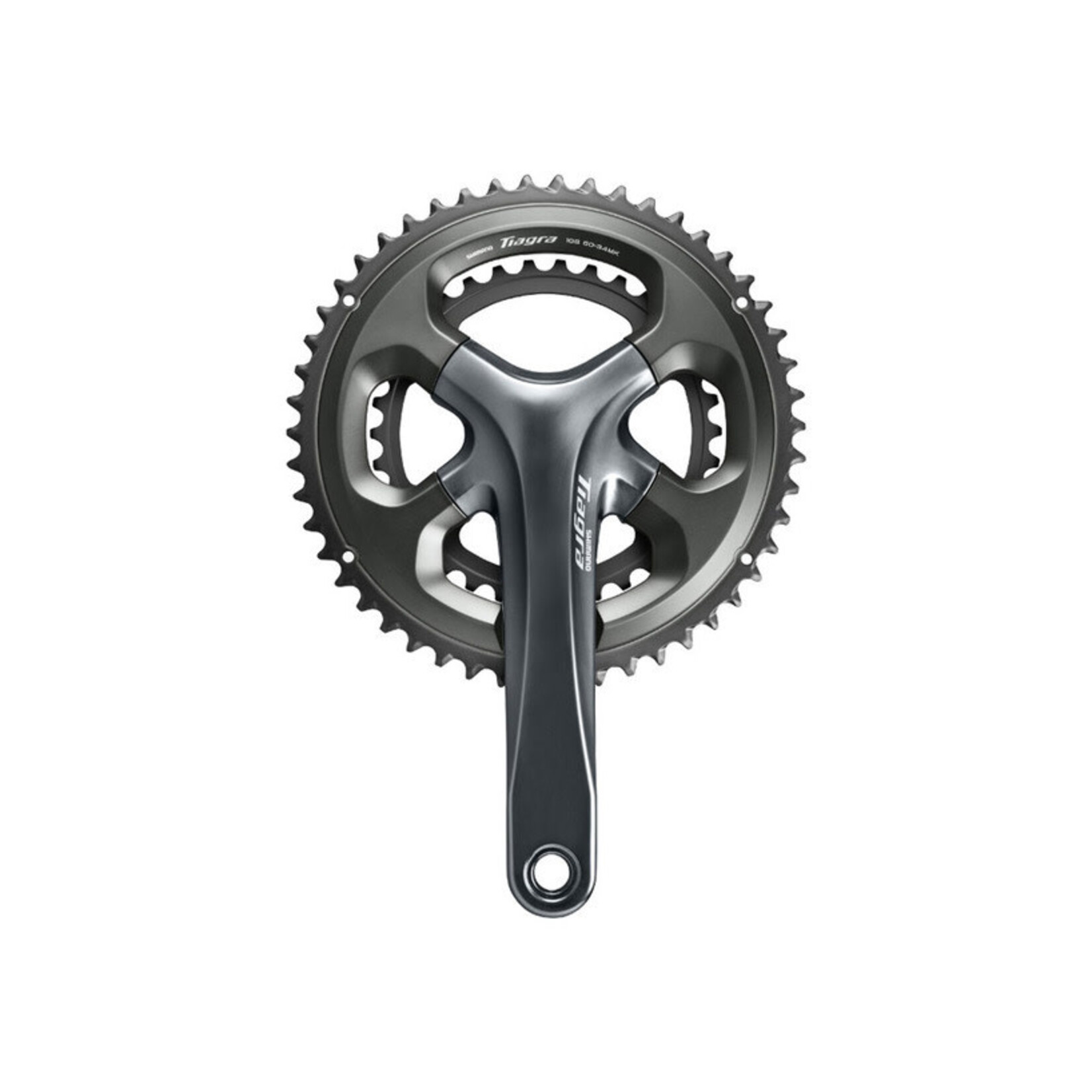 Shimano FRONT CHAINWHEEL, FC-4700, TIAGRA DOUBLE 172.5MM 2-PCS FC, FOR REAR 10-SPEED 50X34T W/O BB PARTS