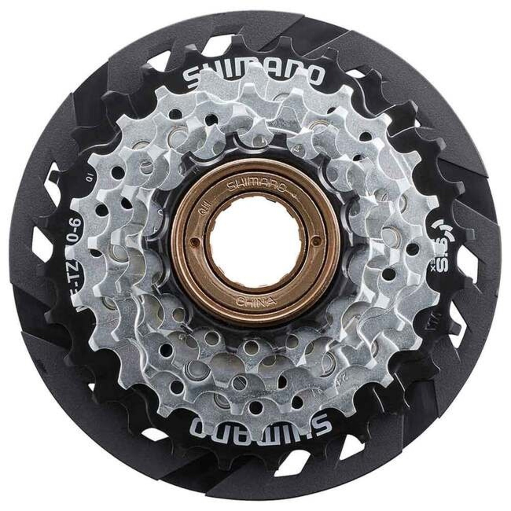 Shimano MF-TZ510, 14-28T, 6-SPEED, 14-16-18-21-24-28T, W/SPOKE PROTECTOR