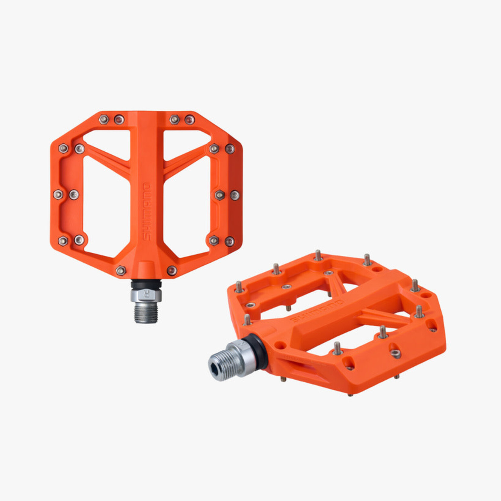 Shimano PEDAL, PD-GR400, DEORE, ORANGE