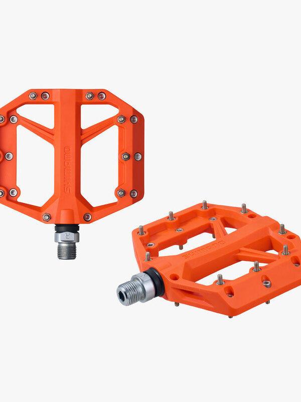 Shimano PEDAL, PD-GR400, DEORE, ORANGE