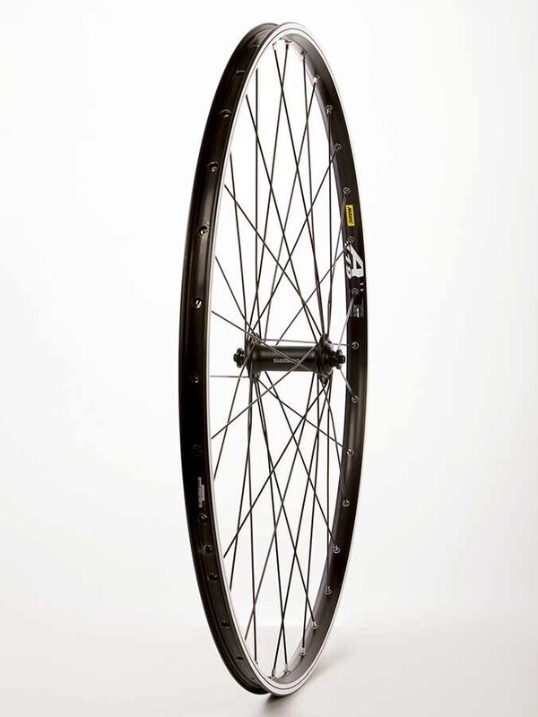 Roue 700C Avant Mavic A119 Noir / HB-T610 Noir, Rayons DT