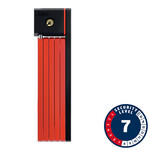 Abus Bordo uGrip 5700 SH, Folding Lock, Key, 80cm, 2.6', 5mm, Red