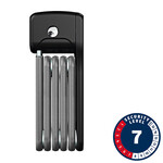 Abus Bordo Lite Mini 6055, Foldable lock, Key, 5mm, 60cm, 2', Black