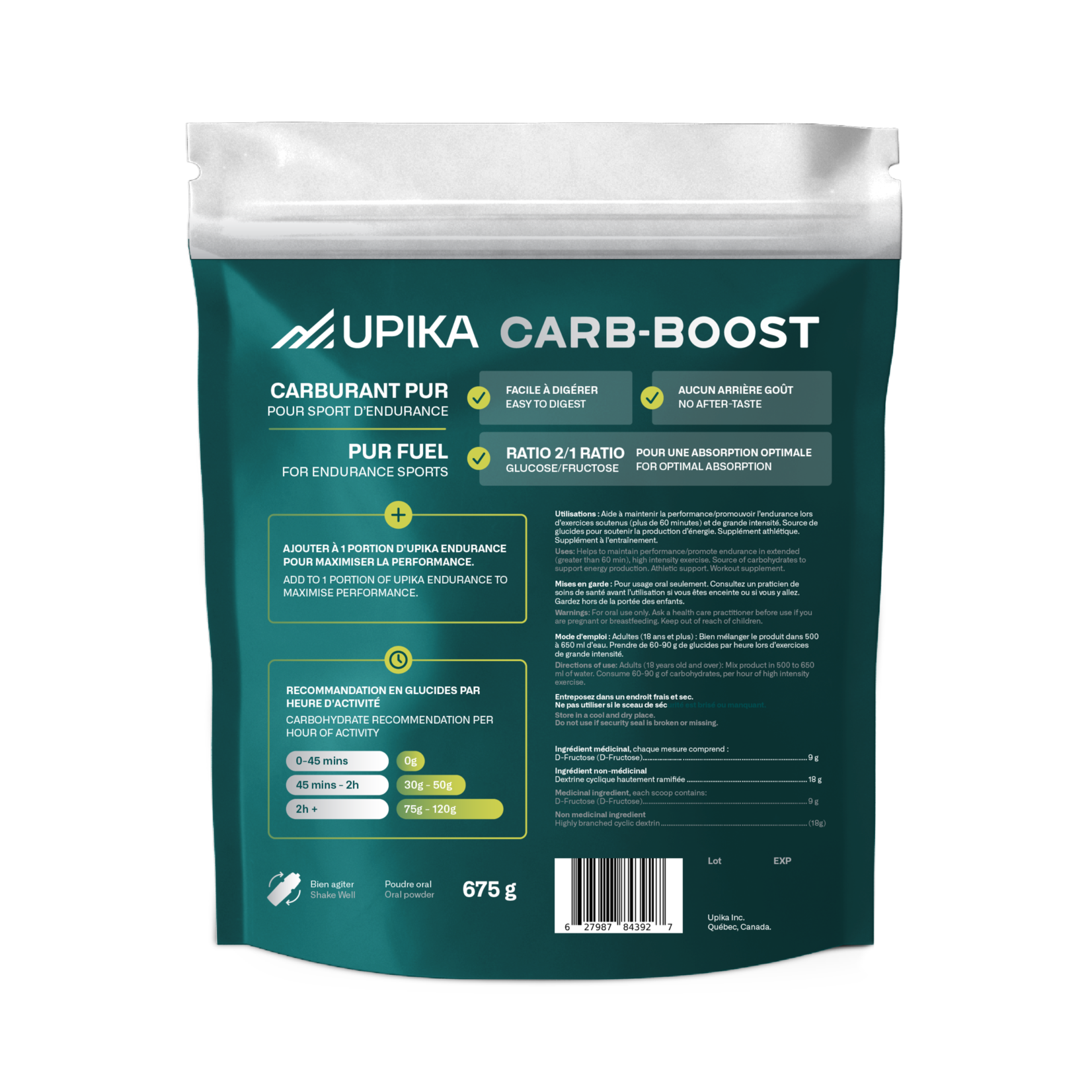 Upika Carb-Boost Neutral 675g