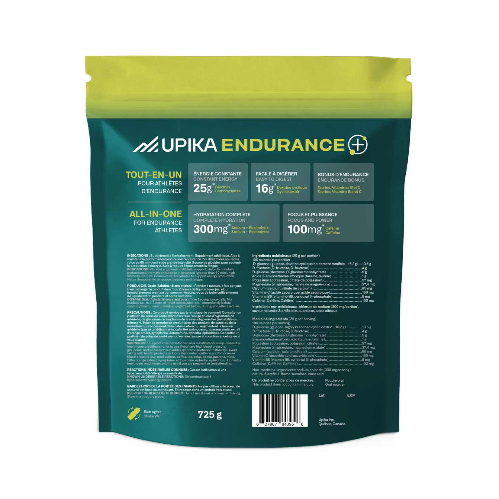 Upika Endurance+ Cherry-Lime 725g
