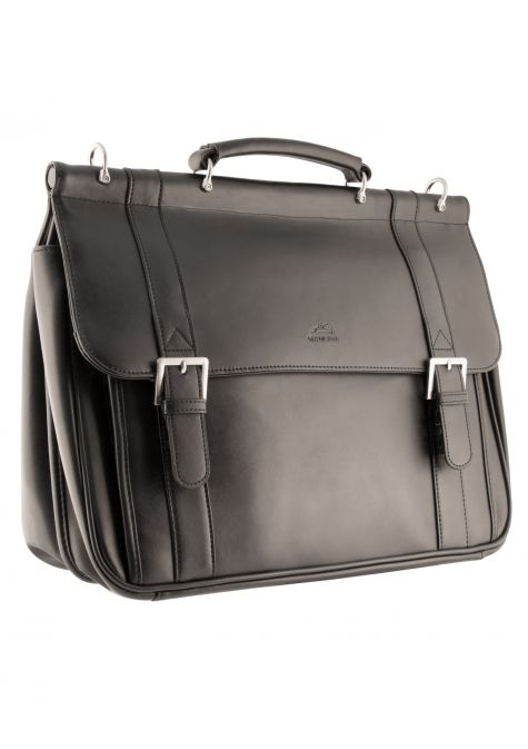 mancini leather briefcase