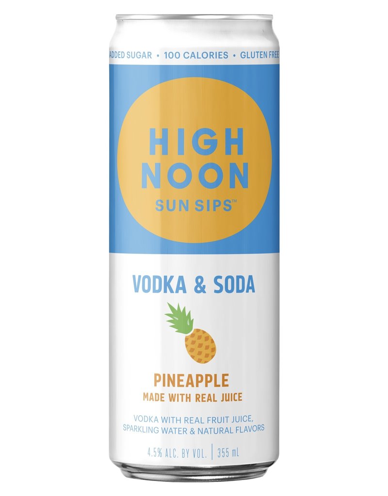 HIGH NOON VODKA SODA PINEAPPLE 4 PK CANS Edina, MN Edina Liquor